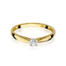 Inel Aur 14K cu Diamant Natural 0.10 ct
