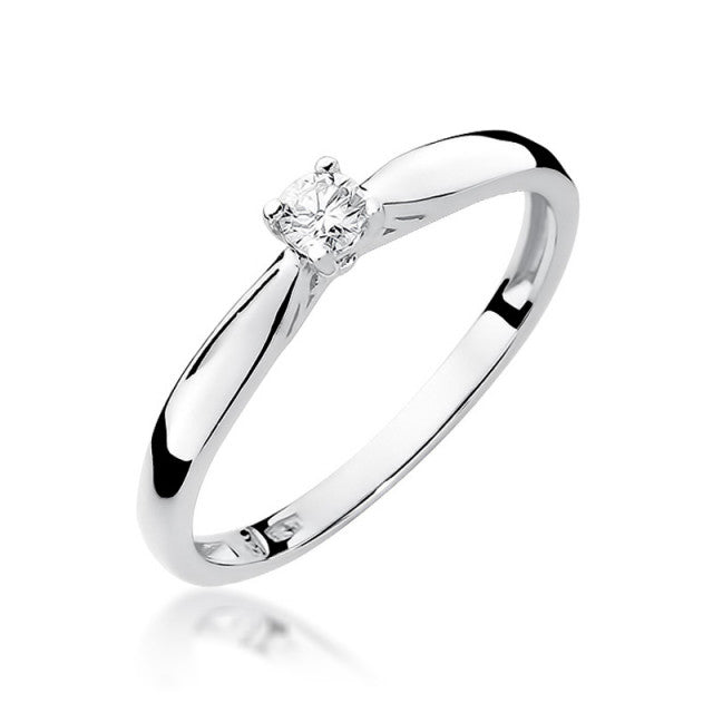 Inel Aur 14K cu Diamant Natural 0.10 ct