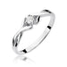 Inel Aur 14K cu Diamant Natural 0.10 ct