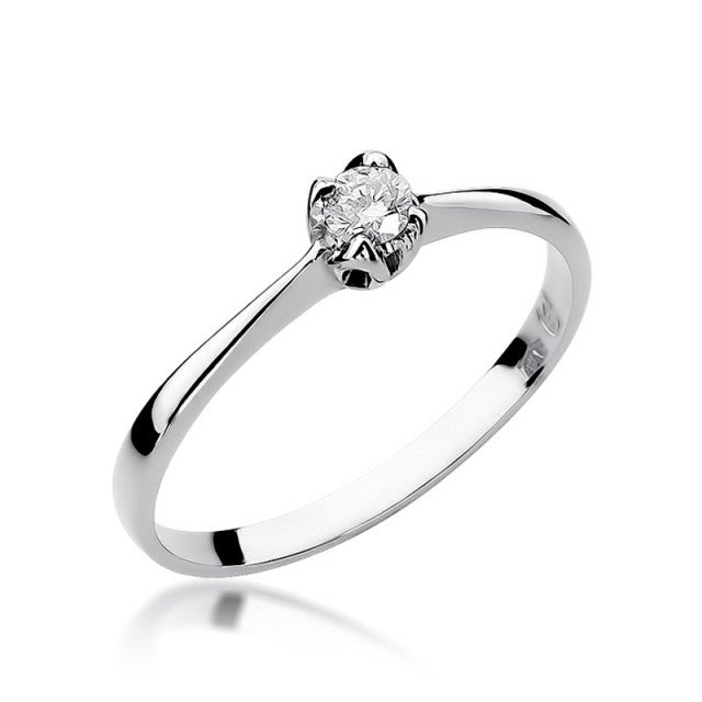 Inel Aur 14K cu Diamant Natural 0.10 ct