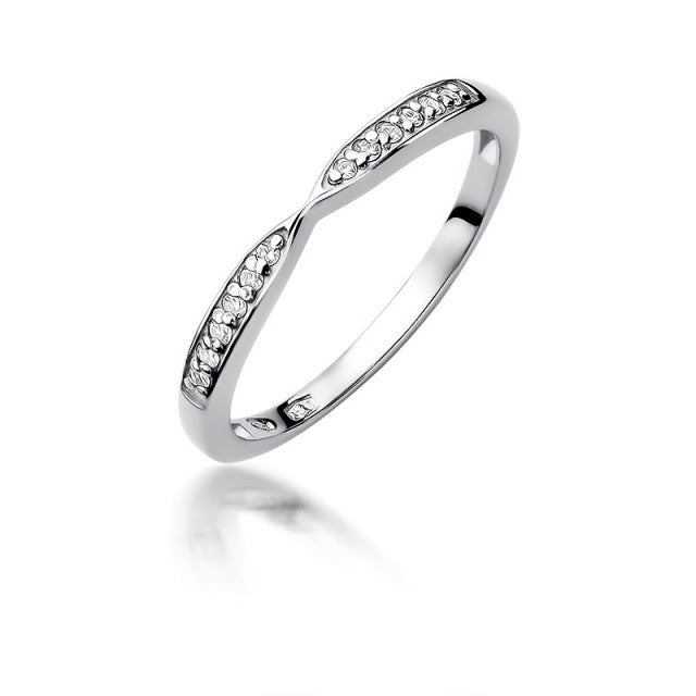 Inel Aur 14K cu Diamant Natural 0.10 ct