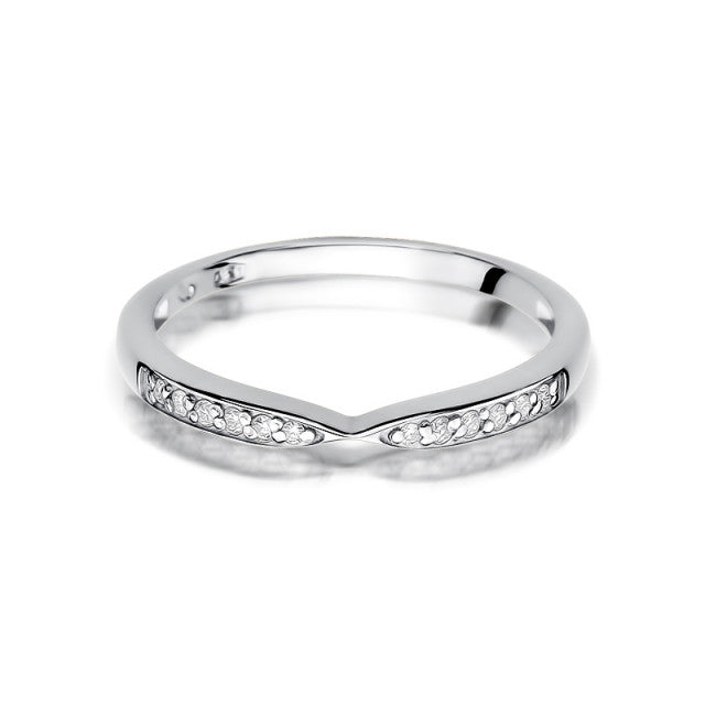 Inel Aur 14K cu Diamant Natural 0.10 ct