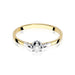 Inel Aur 14K cu Diamant Natural 0.10 ct