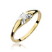 Inel Aur 14K cu Diamant Natural 0.10 ct
