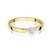 Inel Aur 14K cu Diamant Natural 0.10 ct