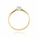 Inel Aur 14K cu Diamant Natural 0.10 ct