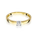 Inel Aur 14K cu Diamant Natural 0.10 ct