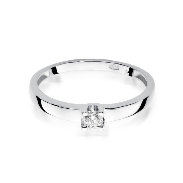 Inel Aur 14K cu Diamant Natural 0.10 ct