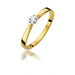 Inel Aur 14K cu Diamant Natural 0.10 ct