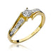 Inel Aur 14K cu Diamant Natural 0.10 ct