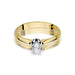 Inel Aur 14K cu Diamant Natural 0.10 ct