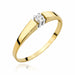 Inel Aur 14K cu Diamant Natural 0.10 ct