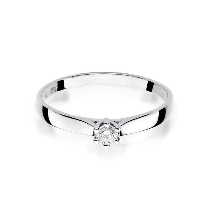 Inel Aur 14K cu Diamant Natural 0.10 ct