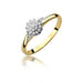 Inel Aur 14K cu Diamant Natural 0.11 ct