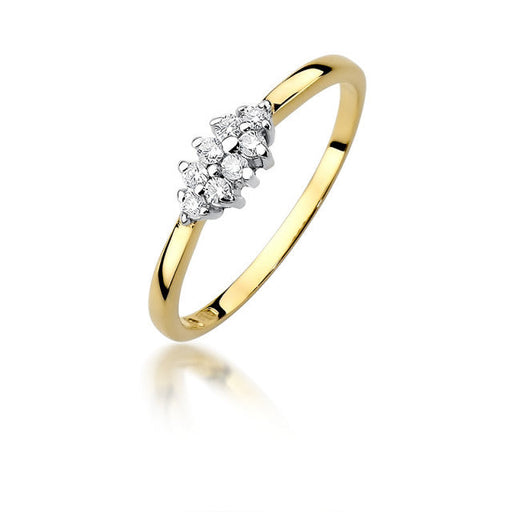 Inel Aur 14K cu Diamante Naturale 0.12 ct