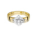 Inel Aur 14K cu Diamant Natural 0.12 ct
