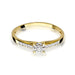 Inel Aur 14K cu Diamant Natural 0.13 ct