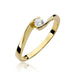 Inel Aur 14K cu Diamant Natural 0.13 ct