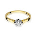 Inel Aur 14K cu Diamant Natural 0.15 ct