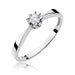 Inel Aur 14K cu Diamant Natural 0.15 ct