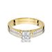 Inel Aur 14K cu Diamante Naturale 0.17 ct