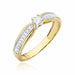 Inel Aur 14K cu Diamant Natural 0.17 ct