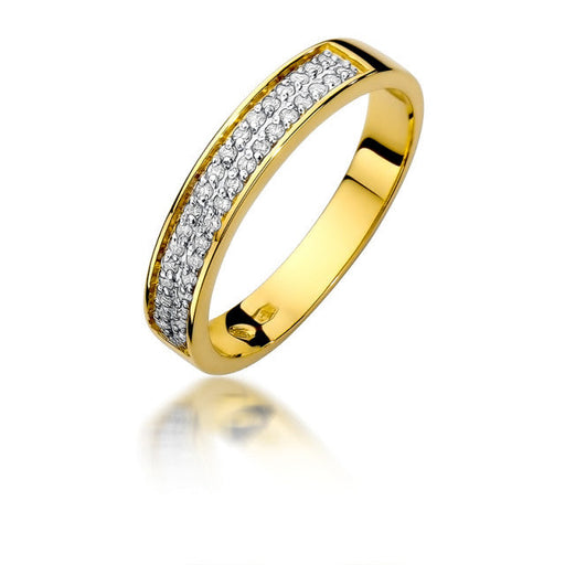 Inel Aur 14K cu Diamant Natural 0.18 ct