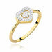 Inel Aur 14K cu Diamant Natural 0.19 ct