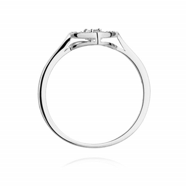 Inel Aur 14K cu Diamante Naturale 0.19 ct