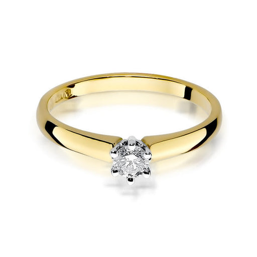 Inel Aur 14K cu Diamant Natural 0.20 ct