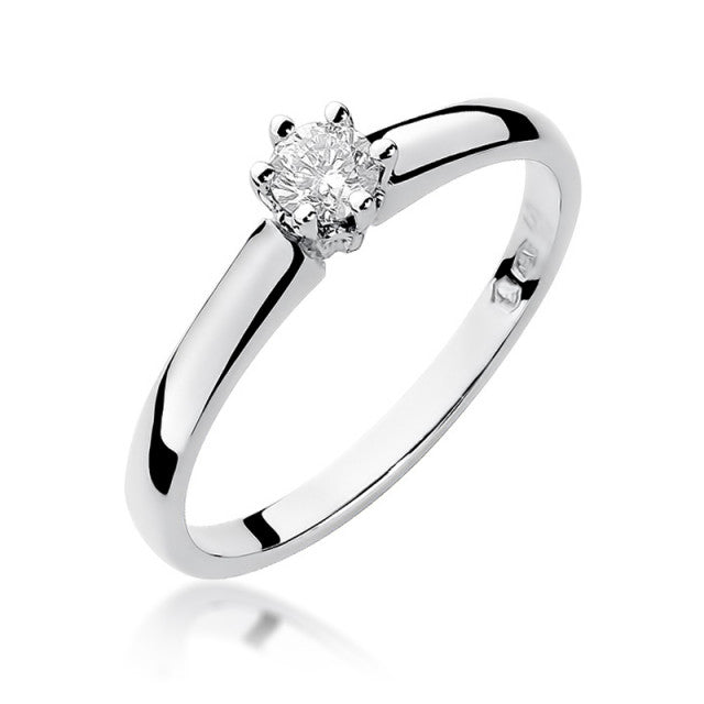 Inel Aur 14K cu Diamant Natural 0.20 ct