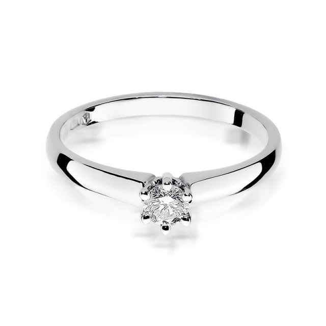 Inel Aur 14K cu Diamant Natural 0.20 ct
