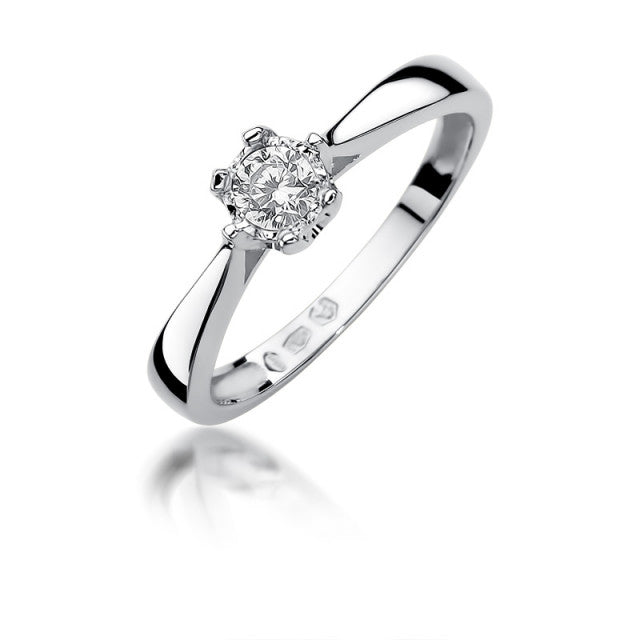 Inel Aur 14K cu Diamant Natural 0.20 ct