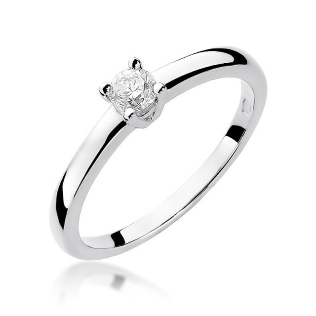 Inel Aur 14K cu Diamant Natural 0.20 ct