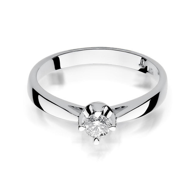 Inel Aur 14K cu Diamant Natural 0.20 ct