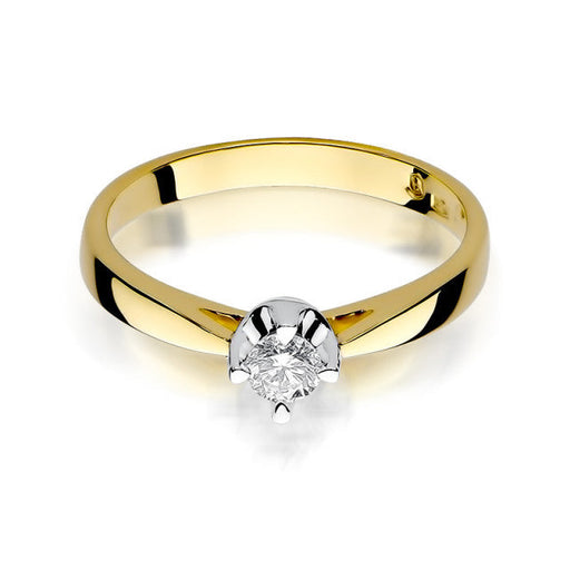 Inel Aur 14K cu Diamant Natural 0.20 ct