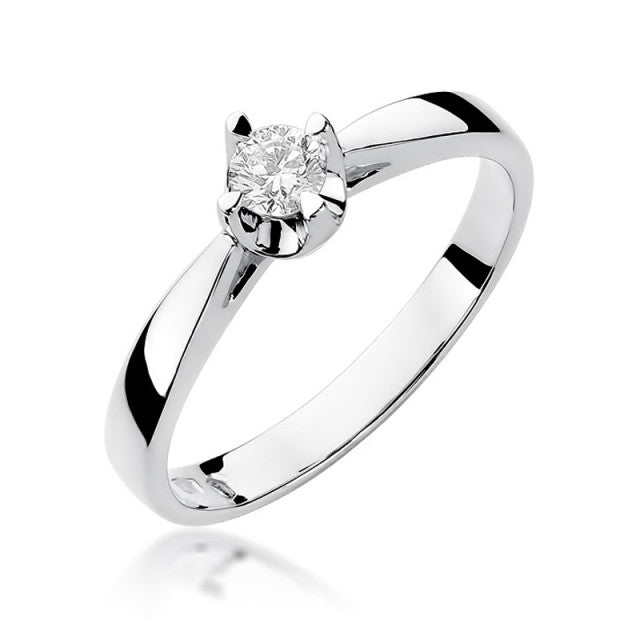 Inel Aur 14K cu Diamant Natural 0.20 ct