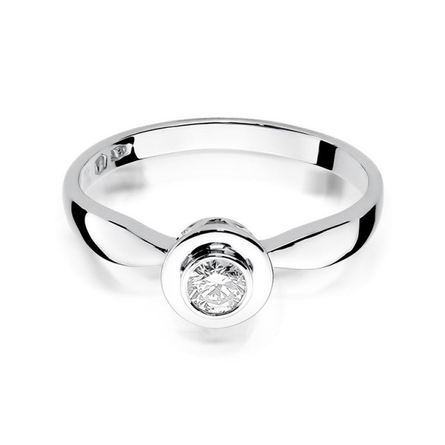 Inel Aur 14K cu Diamant Natural 0.20 ct