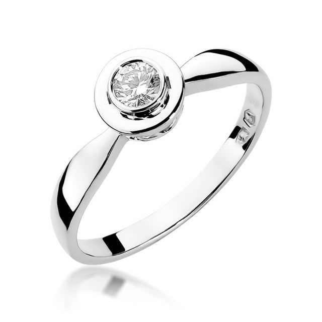 Inel Aur 14K cu Diamant Natural 0.20 ct