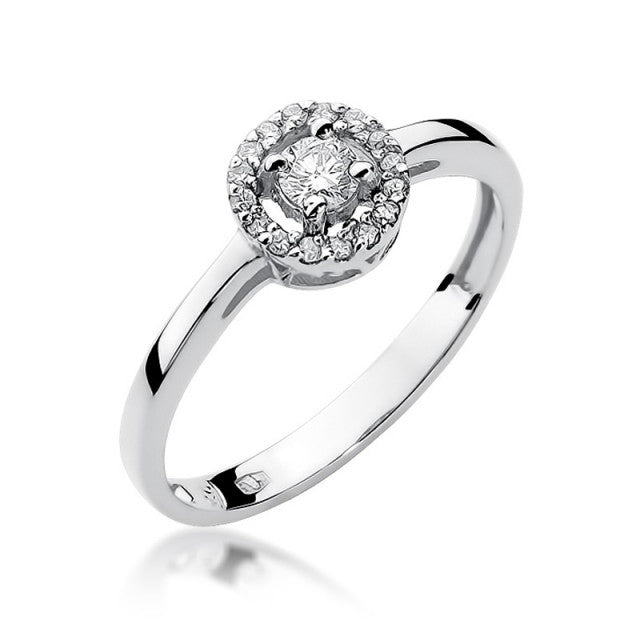 Inel Aur 14K cu Diamant Natural 0.20 ct