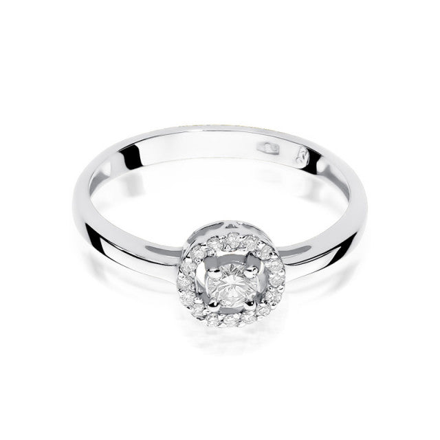 Inel Aur 14K cu Diamant Natural 0.20 ct
