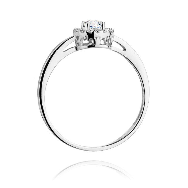 Inel Aur 14K cu Diamant Natural 0.20 ct