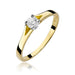Inel Aur 14K cu Diamant Natural 0.20 ct