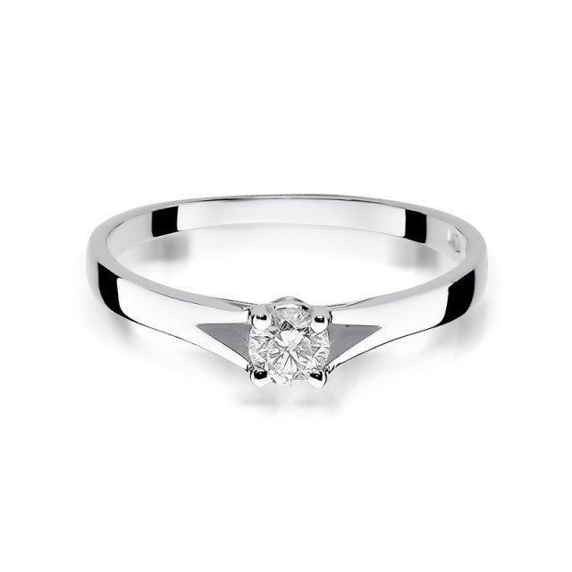 Inel Aur 14K cu Diamant Natural 0.20 ct