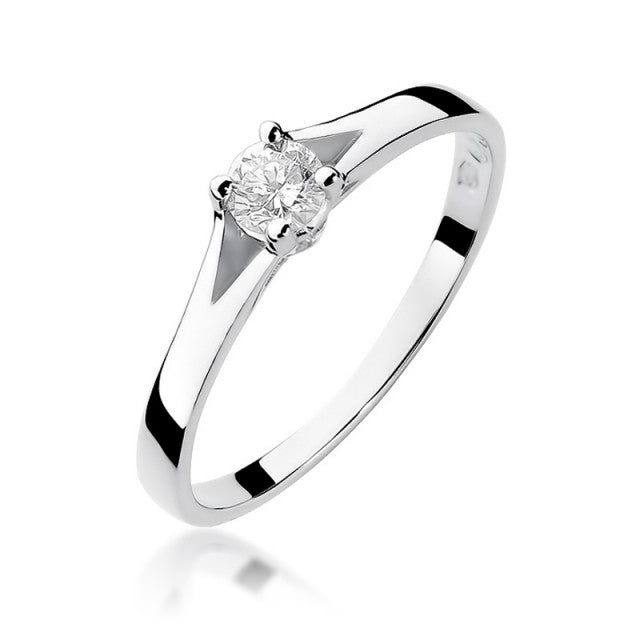 Inel Aur 14K cu Diamant Natural 0.20 ct