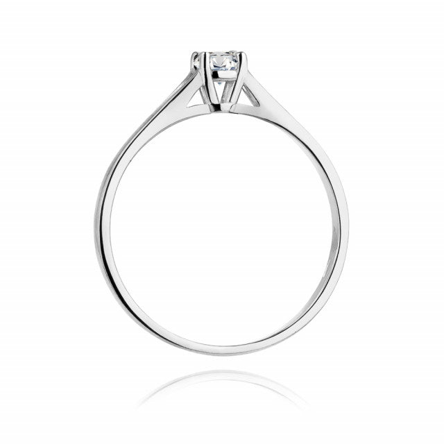 Inel Aur 14K cu Diamant Natural 0.20 ct