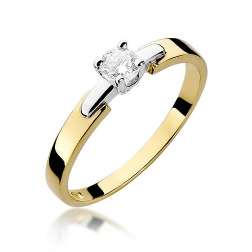 Inel Aur 14K cu Diamant Natural 0.20 ct