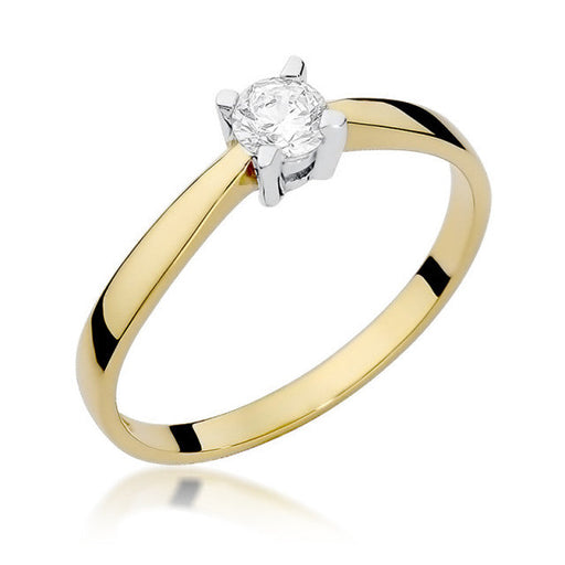 Inel Aur 14K cu Diamant Natural 0.20 ct