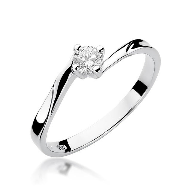Inel Aur 14K cu Diamant Natural 0.20 ct