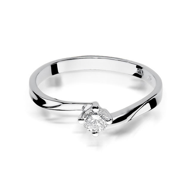 Inel Aur 14K cu Diamant Natural 0.20 ct